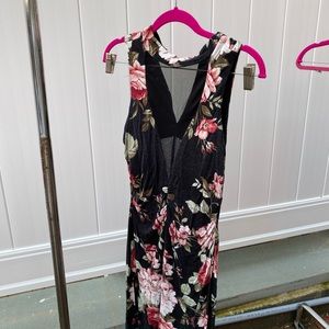 Floral sheer dress